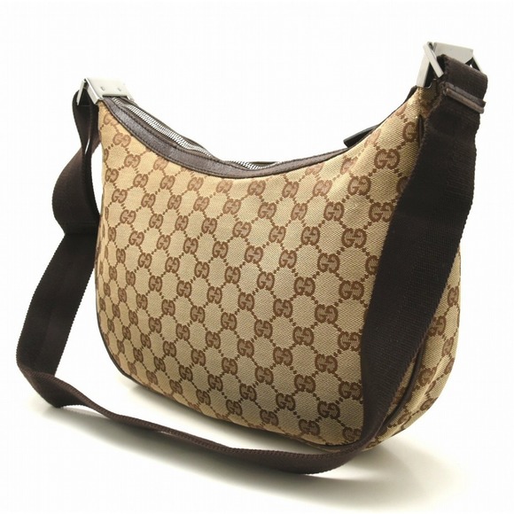 Gucci Khaki Bag Crossbody GG Canvas - Picture 1 of 9
